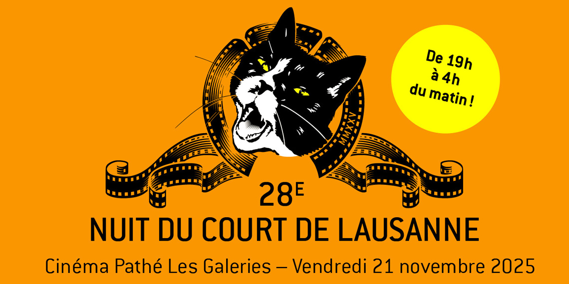 Visuel de la 28e Nuit du Court de Lausanne
